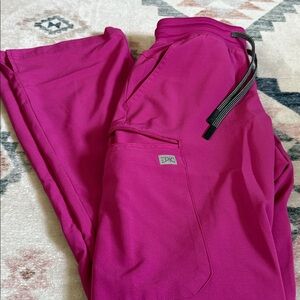 Pink epic size xxs scrub bottoms boot cut